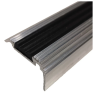 Угол 40*20*0,9м Алюминий с резиновой вставкой (черная)