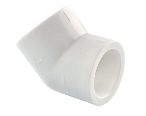 Угольник соединительный  32*45 Damento белый (20/400)