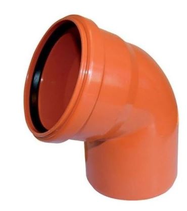Отвод канализационный наружный 110х67° (1/15)