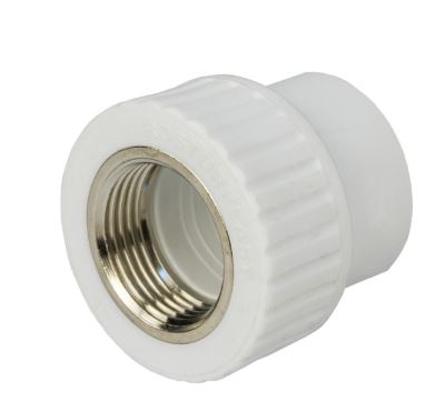 Муфта комбинированная вн.рез. 32х 3/4" Damento белый (10/180)