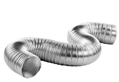 Воздуховод гибкий алюминиевый гофрированный "12ВА", D 120 мм/ERA (1/14)