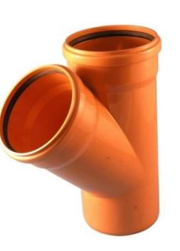 Тройник канализационный наружный 110х110х45° (1/20)