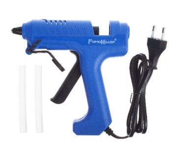 Пистолет клеевой 100 Вт, стержень 11 мм, 2 шт. в комплекте, расход 12-16 г/мин, кабель 1,5 м, (шт.)