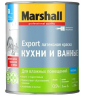 Краска Marshall Кухни и ванные BW 0,9 л