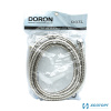 Шланг д/душа DORON D03L 200 см оплетка: нерж. сталь, (имп/имп), пакет (1/100)