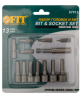 Набор бит и головок 13 шт "ФИТ"