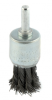 Щетка для дрели, 25 мм, чашка, со шпилькой, крученая металлическая проволока Matrix