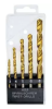 Набор  нитридтитановых сверл по металлу, 3-8 мм, пластмассовый коро, (уп.), шт