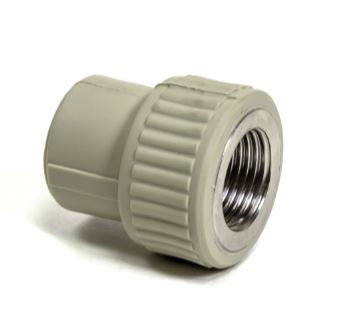 Муфта комбинированная вн.рез. 20х1/2" Damento серый (10/200)