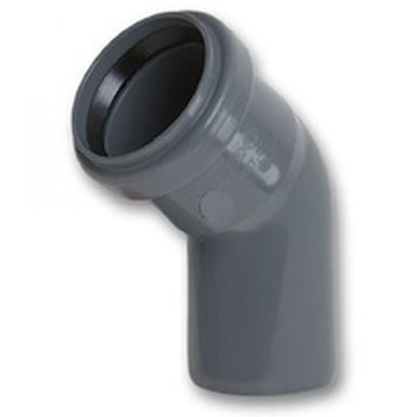 Отвод канализационный  50х45° (1/250)