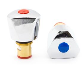 Маховик для смесителя цинк с кран-буксой "ЛЮСИЯ"  DORON D012 (цена за 2 штуки) (2/200)