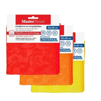 Салфетка из микрофибры 30*30см,250гр/м2,Французский жаккард,60162/Master House