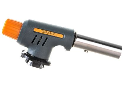 Горелка газовая (паяльная лампа) портатив. Energy GTI-100, 148*39*58мм, пьезоподжиг (блистер) 146001