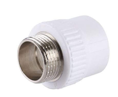 Муфта комбинированная нар.рез. 40х1 1/4" Damento белый (2/70)