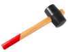 Киянка резиновая, деревянная рукоятка, 450 г (шт.)