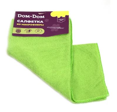 САЛФЕТКА "Dom-Dom" МИКРОФИБРА 40*40 см, АБСОРБИРУЮЩАЯ арт. 231-0045