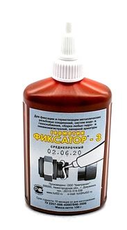 Герметик анаэробный "Фиксатор - 3" 100гр.(разборное ,среднепрочный) (1/50)