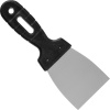 Шпательная лопатка нержавеющая сталь 0,5мм, пластиковая рукоятка, 80мм