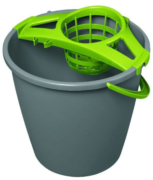 Ведро 10л,вставка отжим МОП,круглое,пластик,070030/ York