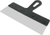 Шпатель фасадный нержавеющая сталь, с пластиковой ручкой 300 мм