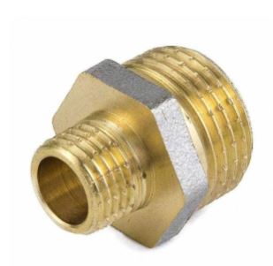 Ниппель переходной 25*15 (1"х1/2") наружная резьба TIM SM042 (10/120)