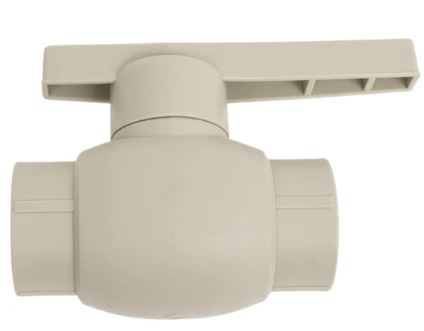 Кран шаровый 1v 25 Damento серый (10/50)