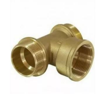 Тройник 15 (1/2") наружная/внутреняя/наружная резьба TIM TMFM222 (10/80)