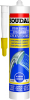 Герметик SOUDAL силиконовый санитарный прозрачный 280мл                                            .