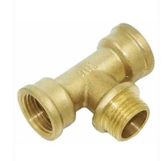 Тройник 20 (3/4") внутренняя/наружная/внутренняя резьба TIM TFMF333 (5/40)