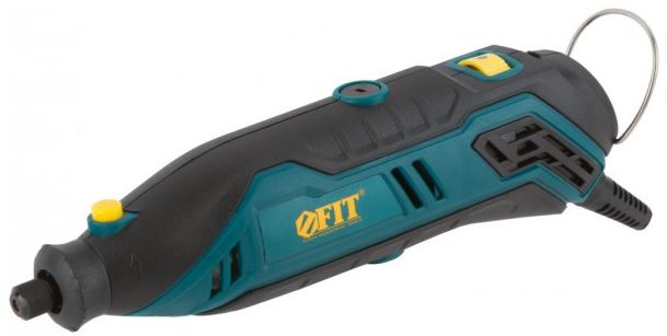 Гравировальная машина 130 Вт, 10000-35000 об/мин, 2,4/3,2 мм, БС щеток, набор насадок 210 шт, кейс ФИТ