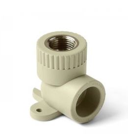 Угольник комбинированный вн.рез. 20*1/2 с креплением Damento серый (20/180)