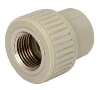 Муфта комбинированная вн.рез. 25х 1/2" Damento серый (20/340)