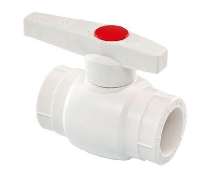 Кран шаровый 1v 32 Damento белый (5/60)