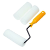 04-2-110  Мини-валик малярный с рукояткой "Мольтопрен" + 2 сменные шубки, ось 6мм, D15мм , 100мм, (уп.), шт