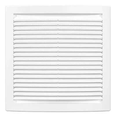 Решетка вентиляционная вытяжная АБС 250х250 "2525РЦ" белый/ERA (1/35)