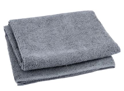 Тряпка для пола микрофибра 50*60см,250гр/м2,серая,M-02F-L,310299/Рыжий Кот