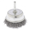 744777 Щетка для дрели, 65 мм, "чашка" со шпилькой, витая проволока 0,3 мм// Сибртех