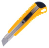 Нож канцелярский 18мм лезвие, +2 лезвия, AVTO-LOCK CUTTER BRAUBERG
