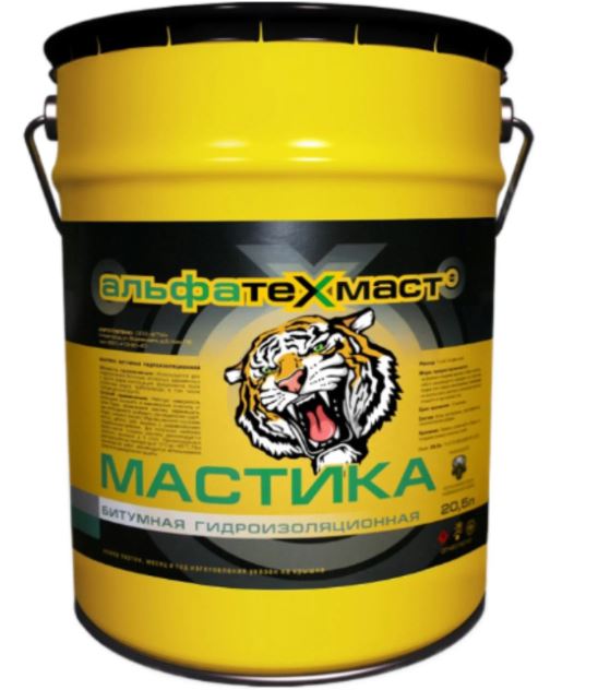 Мастика битумная АльфаТехмаст 5кг