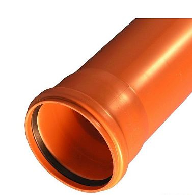 Труба   канализационная НАРУЖНАЯ ПП 110х3,2х1000 мм, DORON (10/10)