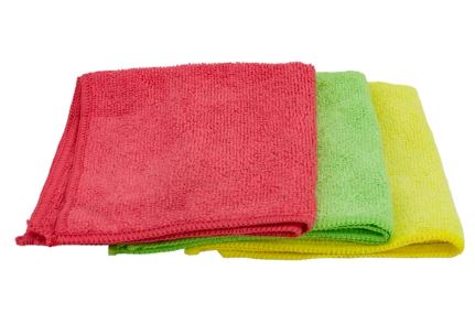 Салфетки из микрофибры 30*30см,200гр/м2,(3шт/уп),MFS-02/3,310239/Рыжий Кот