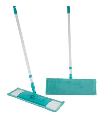 Швабра насадка плоская микрофибра 14*44см,ручка 120см тел,карм,МОРМ3/310415 Рыжий Кот