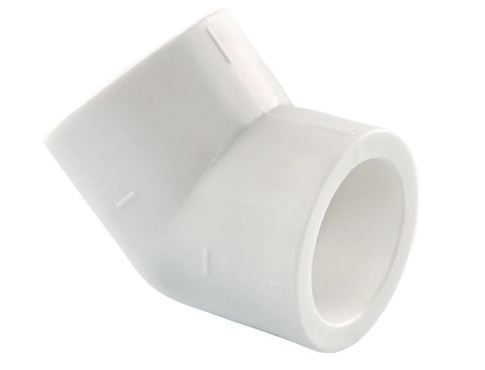 Угольник соединительный  20*45 Damento белый (30/510)