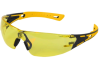 Очки защитные открытые, поликарбонатная, желтая линза,  2х комп.дужки// Denzel