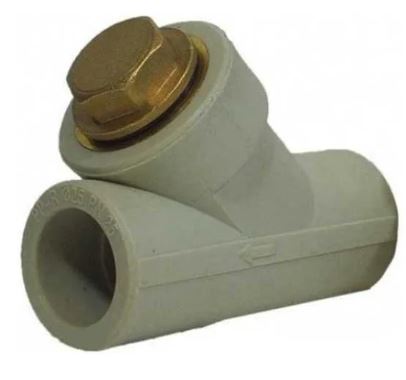 Фильтр сетчатый 25 вн/вн Damento серый (10/100)