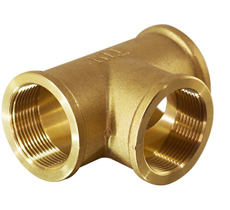 Тройник 32 (1 1/4") внутренняя/внутренняя/внутренняя резьба TIM TF555 (1/16)