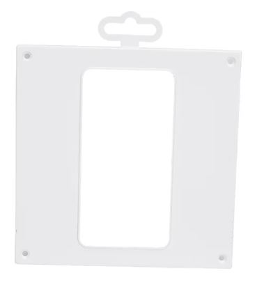 Накладка торцевая пластик 150х150 для воздуховода 60х120 "612НПП"/ERA (1/250)