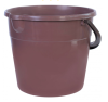 Ведро 5л круглое, пластик (полипропилен) цвет коричневый IS40004/5 Spark Plast