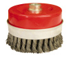 Щетка-крацовка чашечная, витая стальная проволока, посадочная гайка М14, 125мм, (шт.) РЕМОКОЛОР
