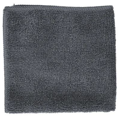 Салфетка из микрофибры 30*30см,200гр/м2,графит,M-01,310282/Рыжий Кот